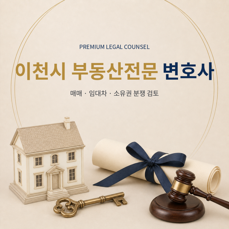 이천시 부동산전문 변호사