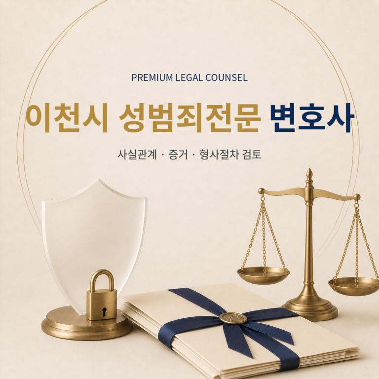 이천시 성범죄전문 변호사
